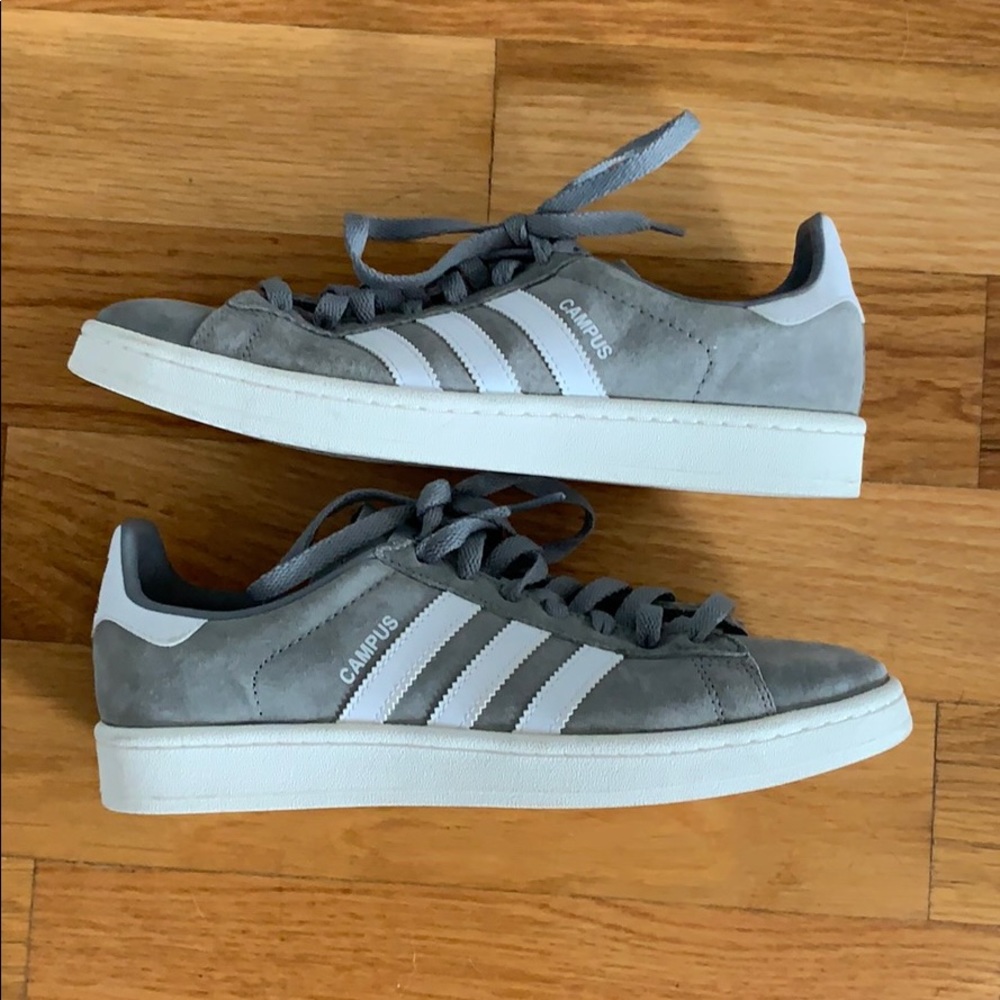 Adidas Campus Sneakers (grey: 8.5) 25.9 cm long